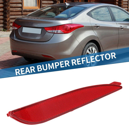 Rear Right Bumper Reflector for Hyundai Elantra (2011-2013) Red
