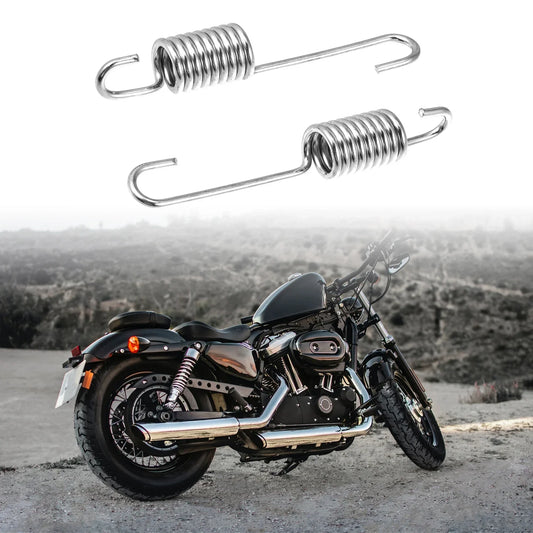 10 x 8.5cm Silver Tone Motorcycle Brake Pedal Return Springs for Honda