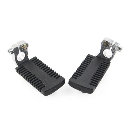 Foot Pegs Rest Pedals w/ Clamps for 43cc 47cc 49cc Pocket Dirt Bike Mini Scooter