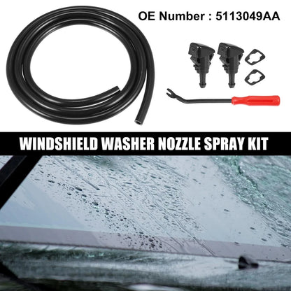 6 x Front Windshield Washer Nozzles for Chrysler 300C (2004-2010)