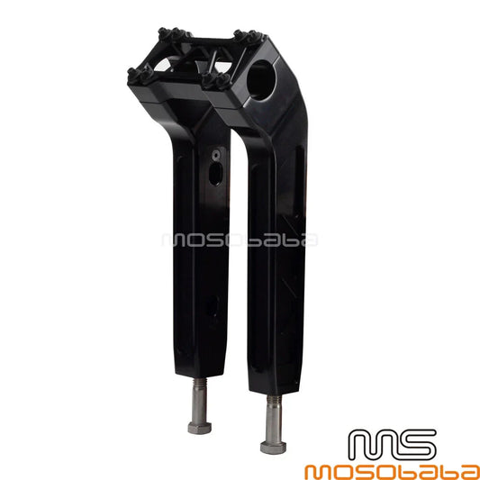 1 x CNC 1-1/8" Handlebar Pullback Risers for Harley Street Bob Softail (2018-2023)