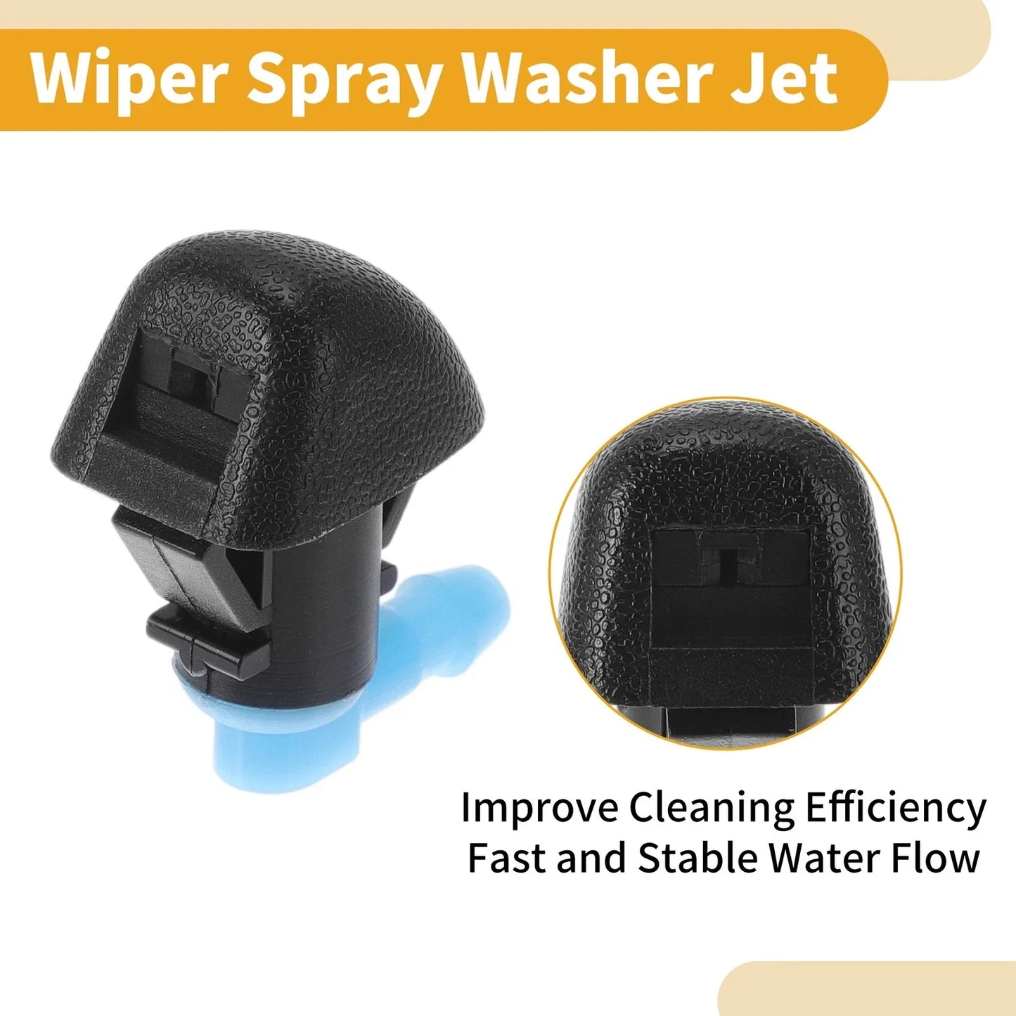Windshield Washer Nozzle Kit for Honda Pilot (2009-2014) 2 x Gaskets