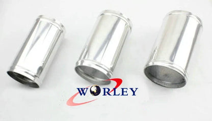 57mm 2.25" x 76mm Straight Aluminium Pipe Swaged Tube Joiner for Car