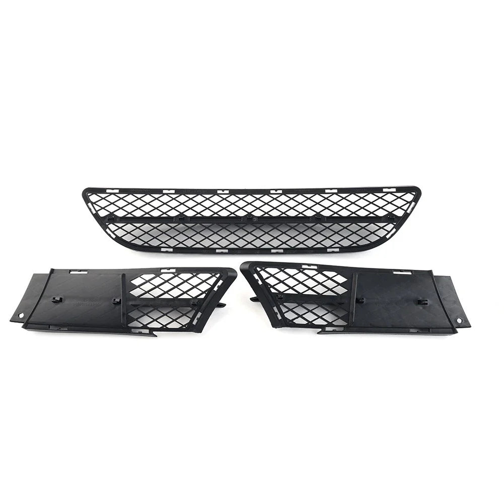 Front Lower Bumper Grilles Cover Set for BMW 3 Series E90 E91 (2006-2008)