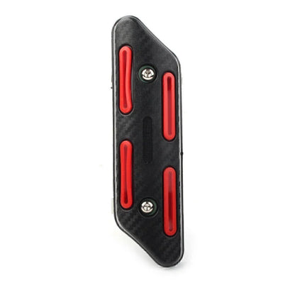 Exhaust Muffler Heat Shield Cover for Motor (Red)
