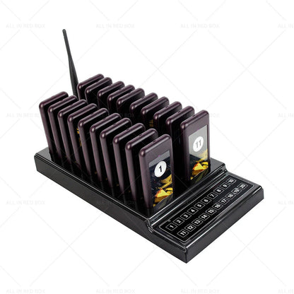 Wireless Guest Call Pager System for Restaurant - 20 Coasters - AU