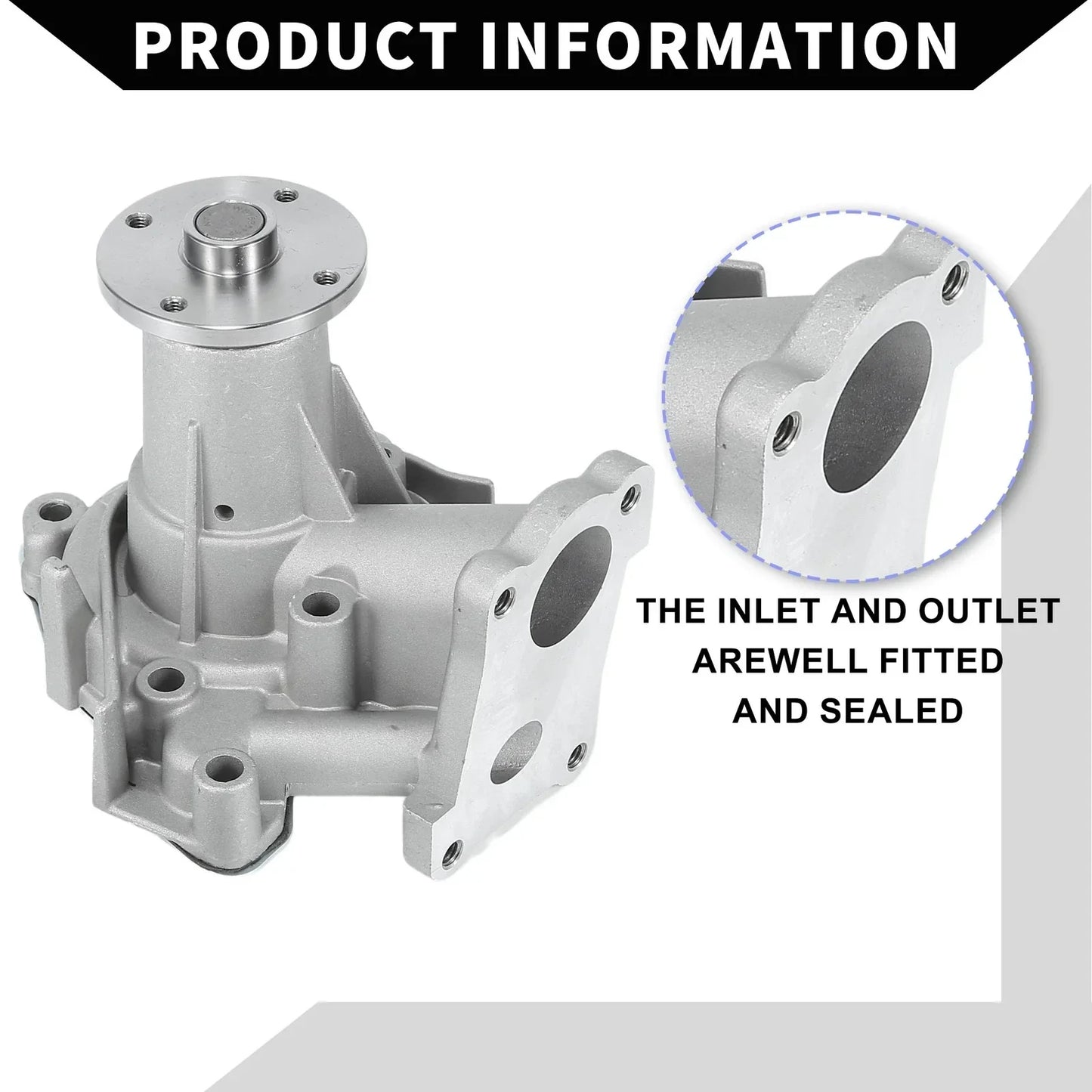 Water Pump with Gasket Kit for Dodge H100 (2006-2013)