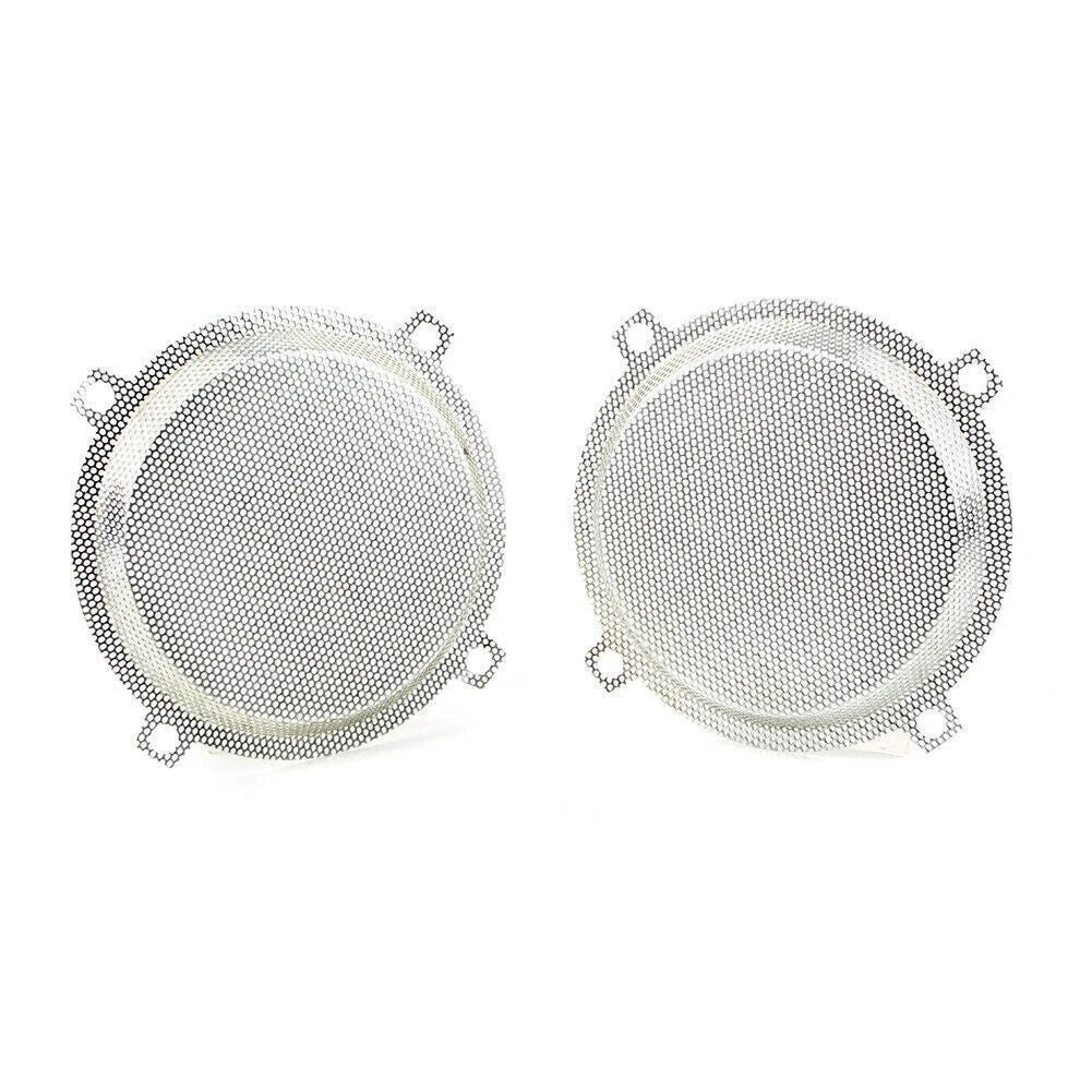Punched Front Mesh Speaker Grills Covers for Harley Touring Electra Glide