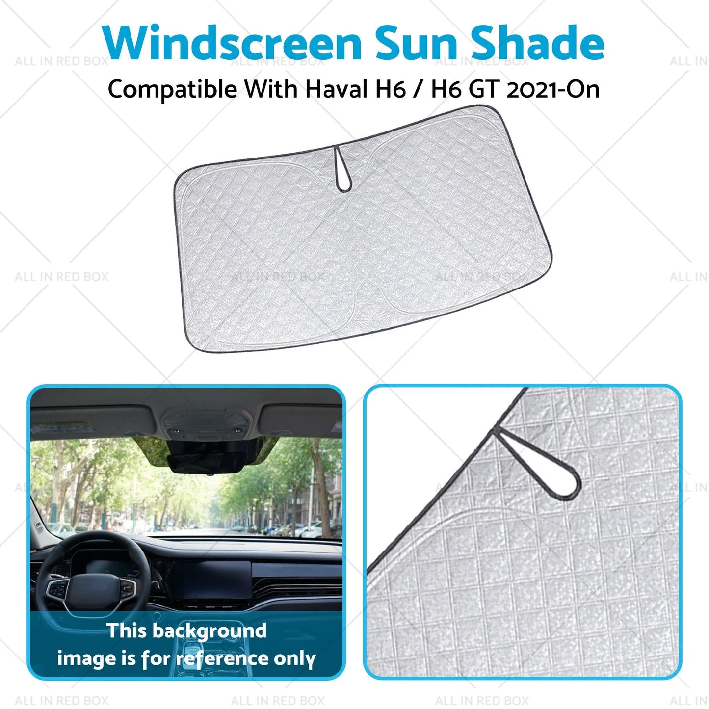 Windscreen Sun Shade UV Protection for Haval H6/H6 GT (2021-On)