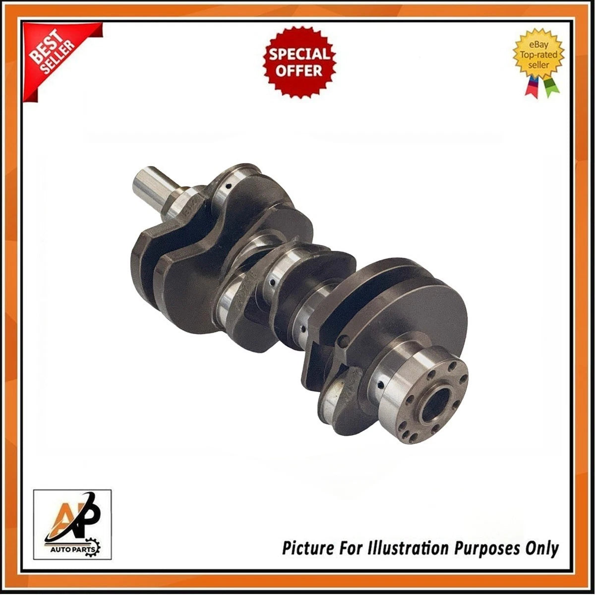 Crankshaft With Bearings Replacement for Land Rover Discovery (2005–2009)