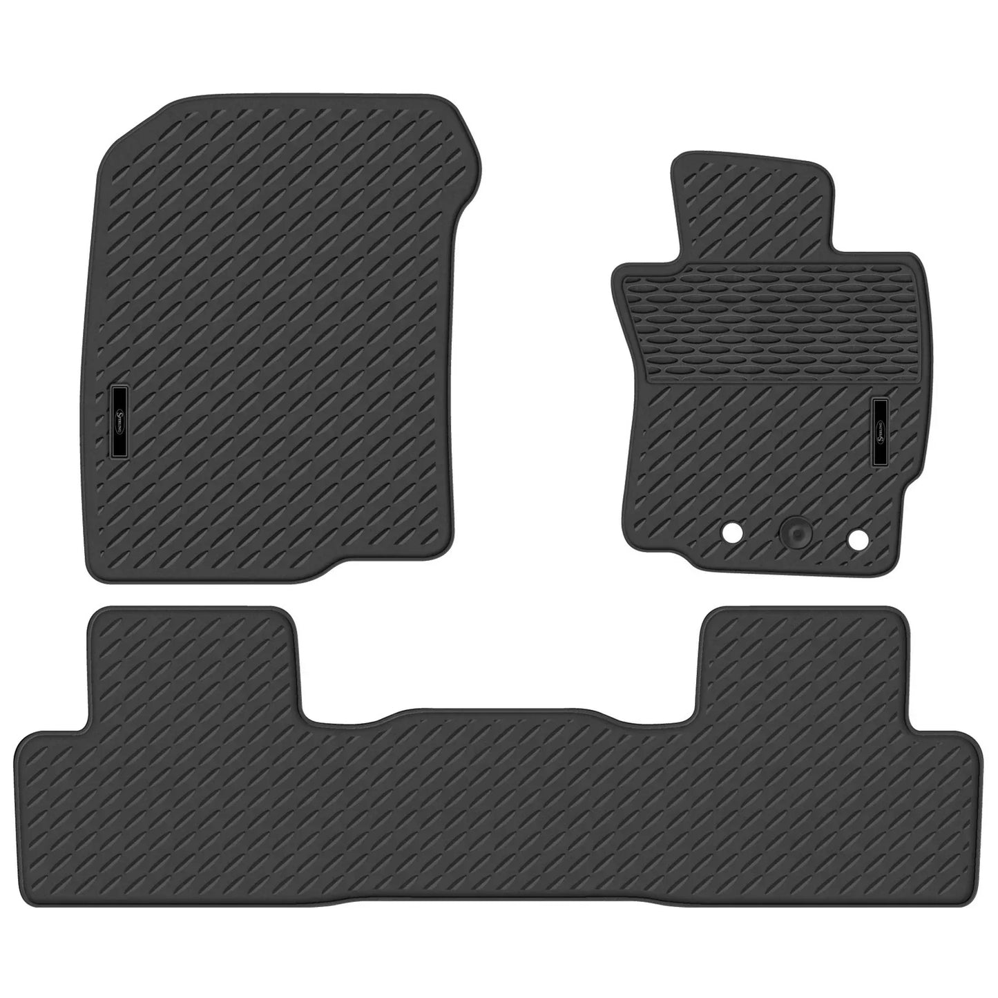 Full Set / Custom Fit Moulded Rubber Floor Mats for Toyota Hilux GUN136 (2015���2020)