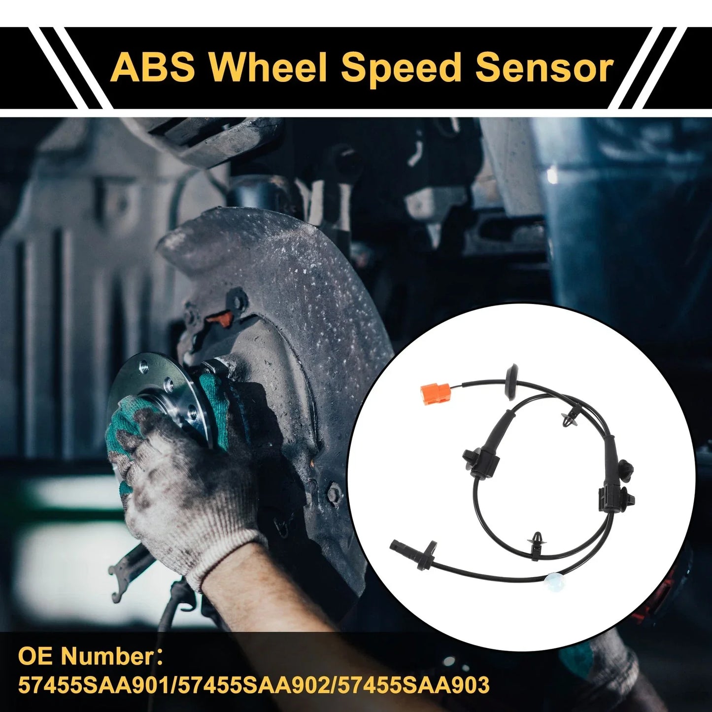ABS Wheel Speed Sensor for Honda Jazz (2002-2008) Front Left
