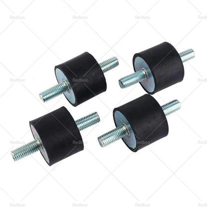 4 x M10 Rubber Shock Absorber Anti Vibration Isolator Mounts for Car Bobbin 30x40mm