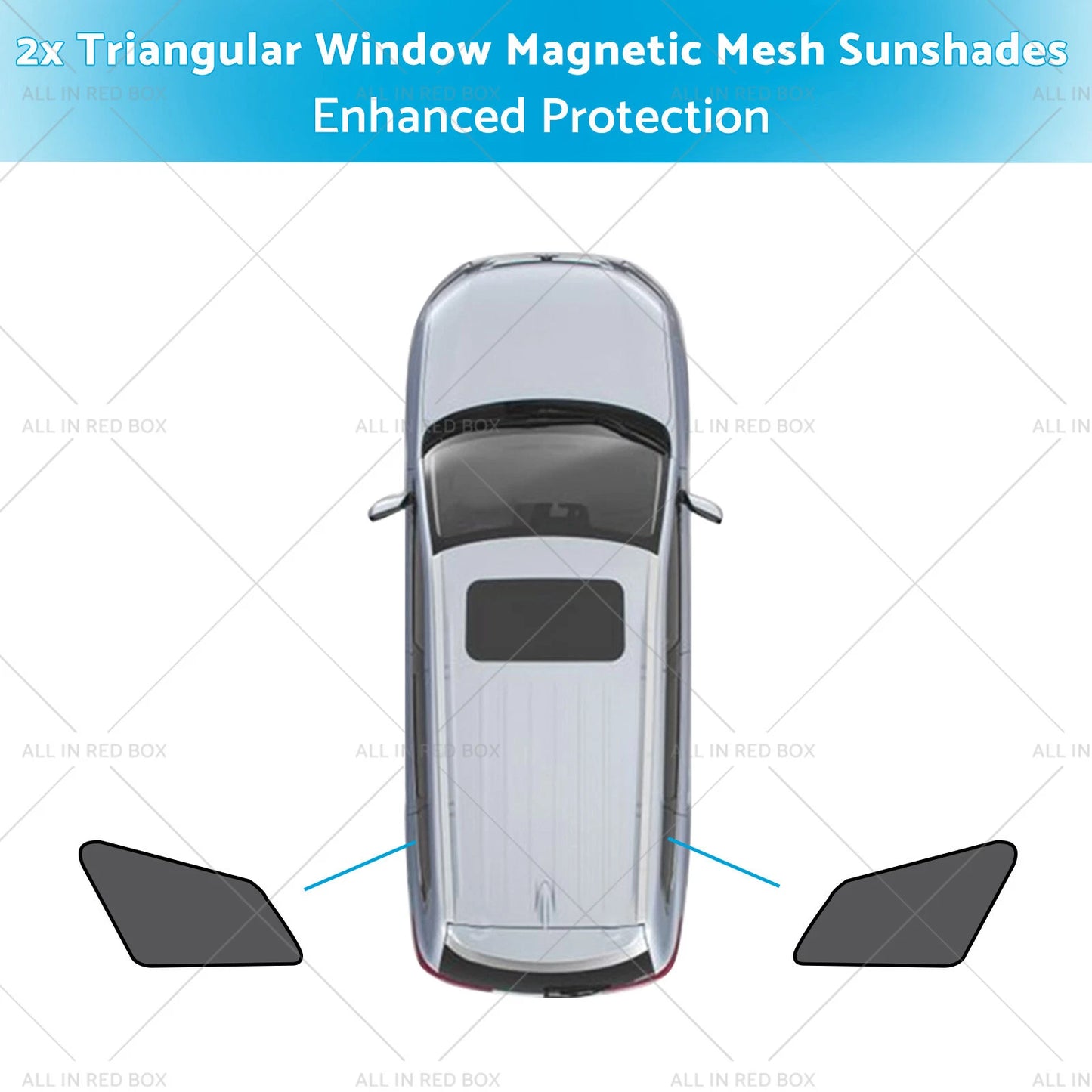 Triangular Magnetic Mesh Sunshades for Kia Sportage (2021-2024)