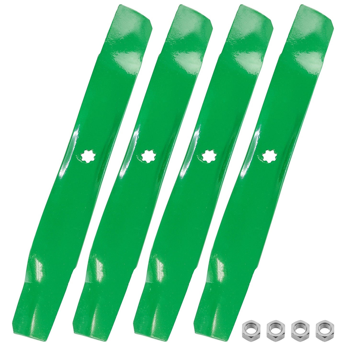 Deck Blade and Nut 42 Inch for John Deere GX21694 (2007–2016)