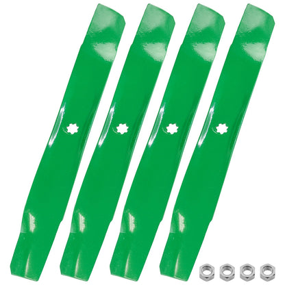 Deck Blade and Nut 42 Inch for John Deere GX21694 (2007–2016)