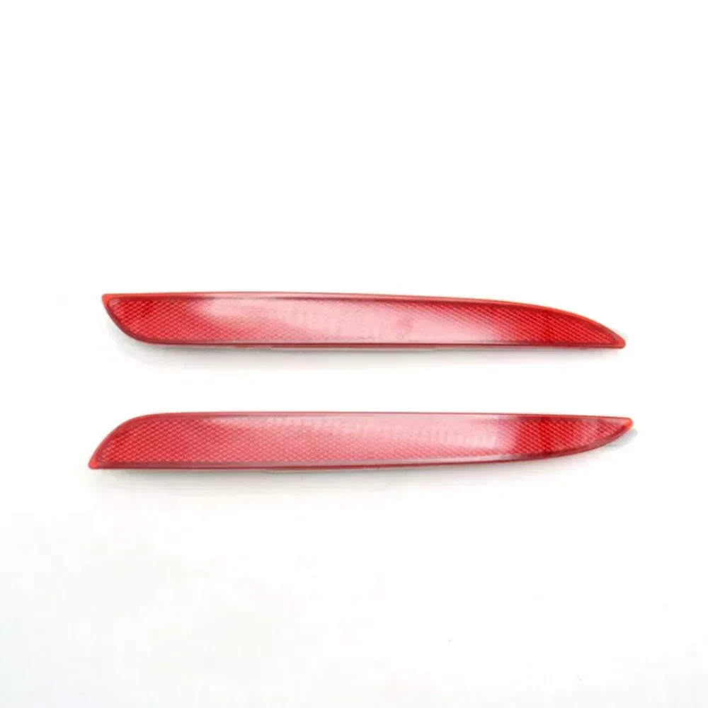 Left & Right Red Rear Bumper Reflectors for Mazda 3 (2008-2012)