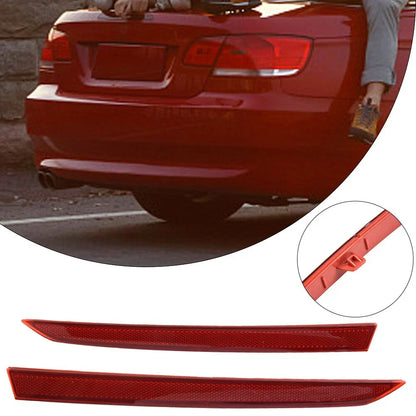 Pair / 2 x / Rear Bumper Reflector-Lamp for BMW 3-Series (2012–2017)