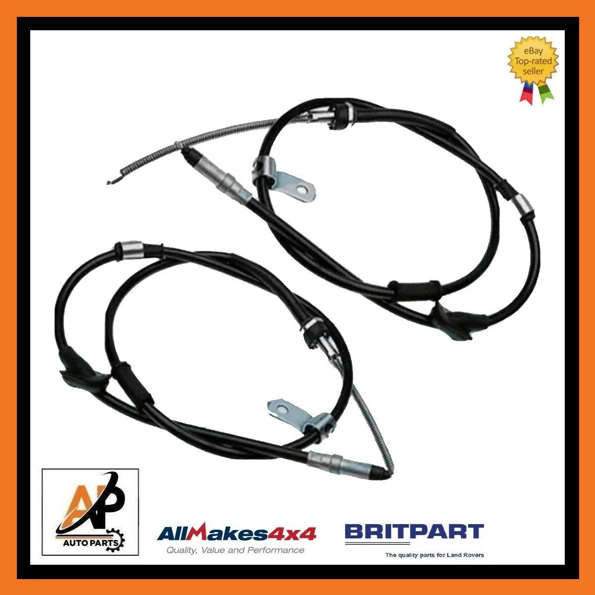 Handbrake Cables Front Left Right Pair for Land Rover Freelander 2 (2007–2014)
