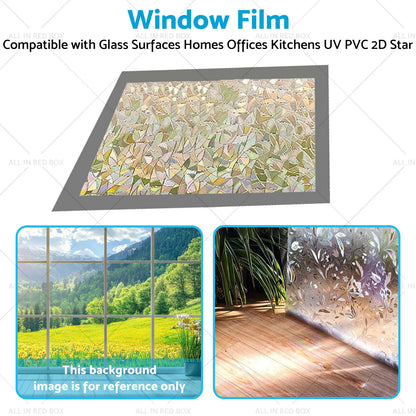 Static Cling Window Film Privacy Glass Sticker for Universal Fit