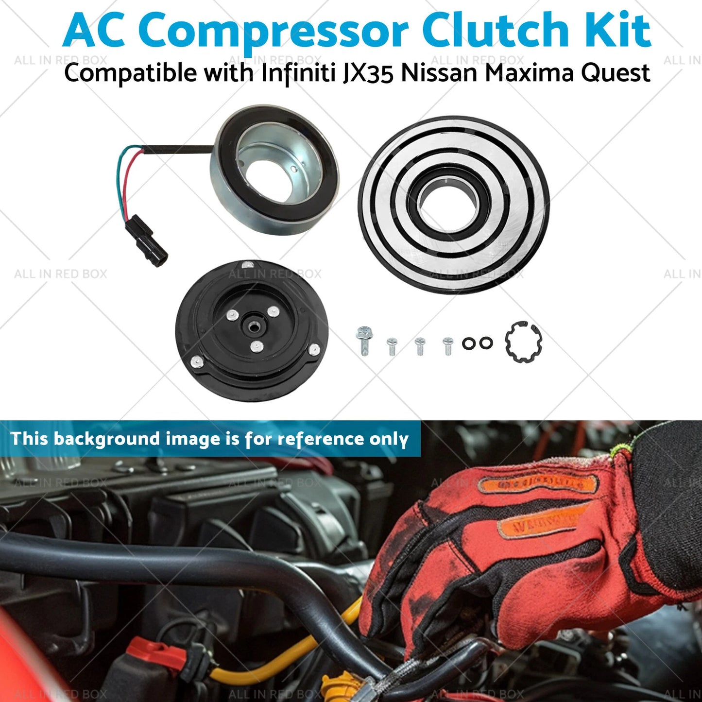 AC Compressor Clutch Kit for Infiniti JX35, Nissan Maxima (2009-2014)