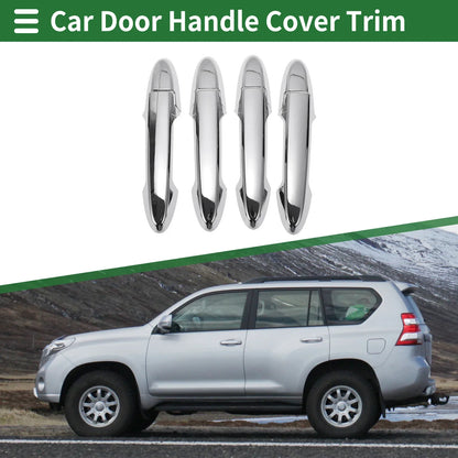 Car Door Handle Cover Trim for Honda Fit Jazz GK5 GP5 2014-2018 Silver Tone