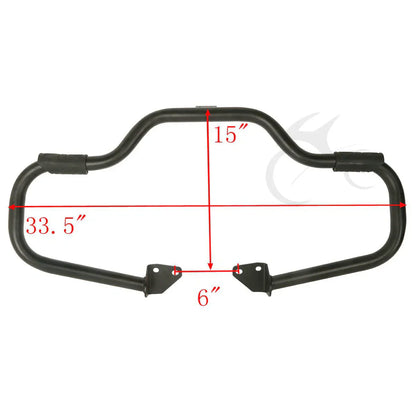 1 1/4" Mustache Engine Guard Crash Bar for Harley Street Bob, Low Rider (2018-2023)