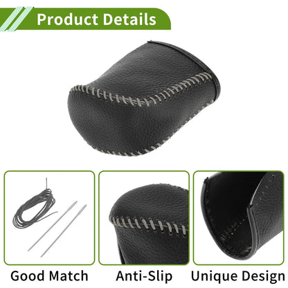 Car Gear Shift Knob Cover for Lexus NX300 2014-2021 - Pebbled Black Grey