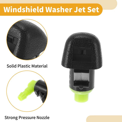 Windshield Washer Nozzle Kit for Honda Pilot (2016-2023) - Includes Fluid Hose