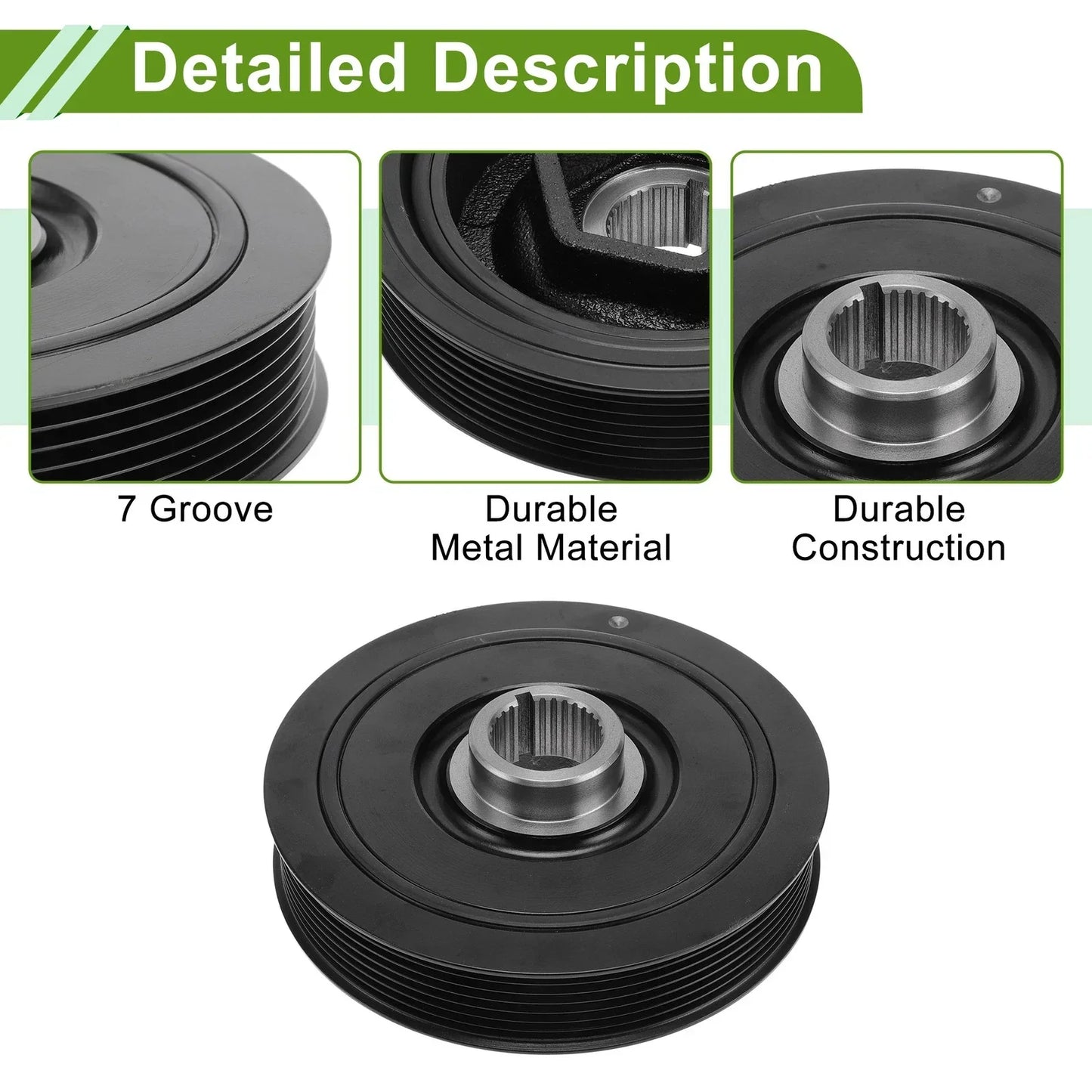 Harmonic Balancer Crankshaft Pulley for Honda Element (2003-2011)