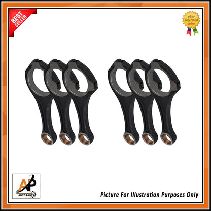 Connecting Rod Set of 6 for Mercedes Sprinter S C R G E Class 3.0 CDI (2009–2018)