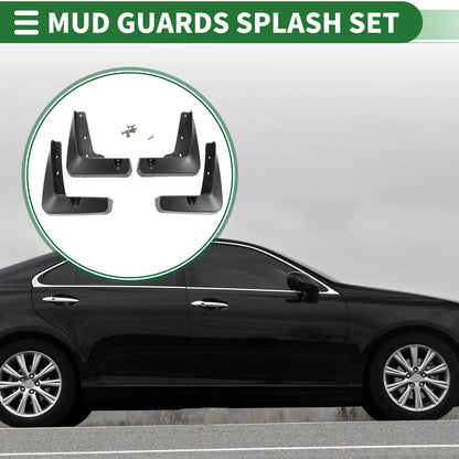 Mud Flap Splash Guard Set for Lexus ES350 Base Sedan (2013-2018)