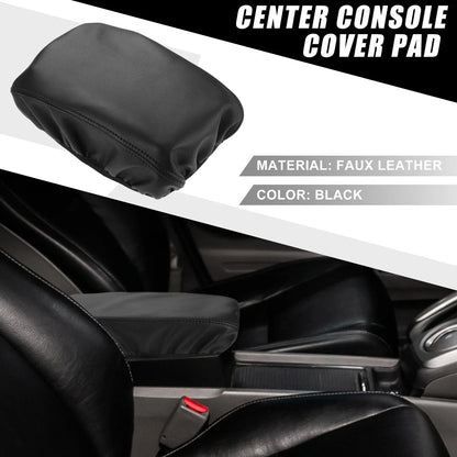 Car Center Console Armrest Cover Trim for Honda Civic (2022-2023) Black
