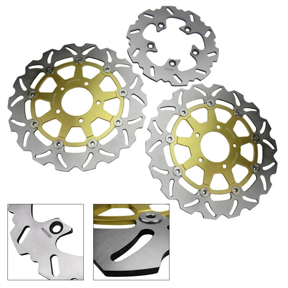 Front & Rear Brake Disc Rotors for Suzuki GSXR 1000 600 750 (2003-2005)