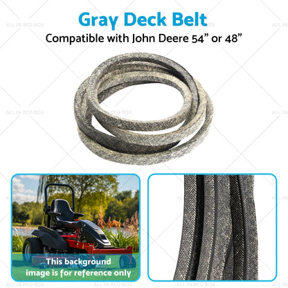 Gray Deck Belt 48" 54" for John Deere Z425 Z435 Z445 (2006-2015)
