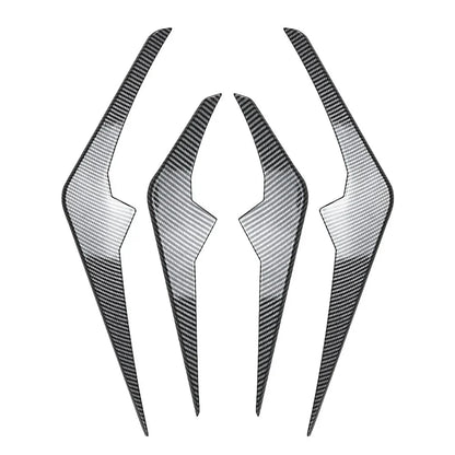 Carbon Black Front Bumper Side Air Vent Trim Cover for BMW X6 G06 (23-25)