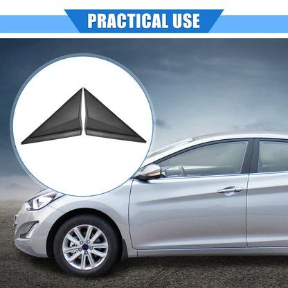 2 x Left Right Mirror Corner Triangle Fender Covers for Hyundai Elantra (14-16)