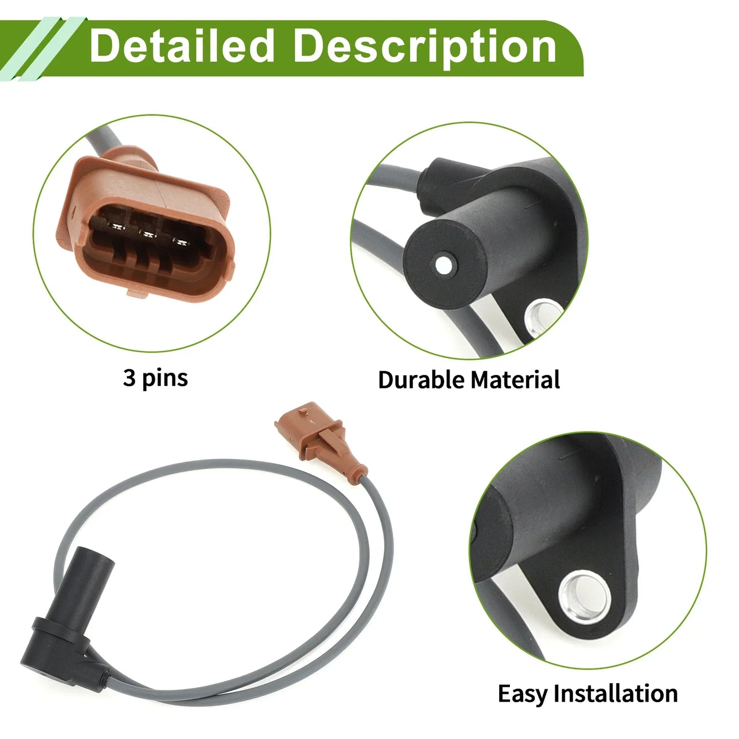 Crankshaft Position Sensor for PORSCHE Cayenne S 4.5 (2002-2007)