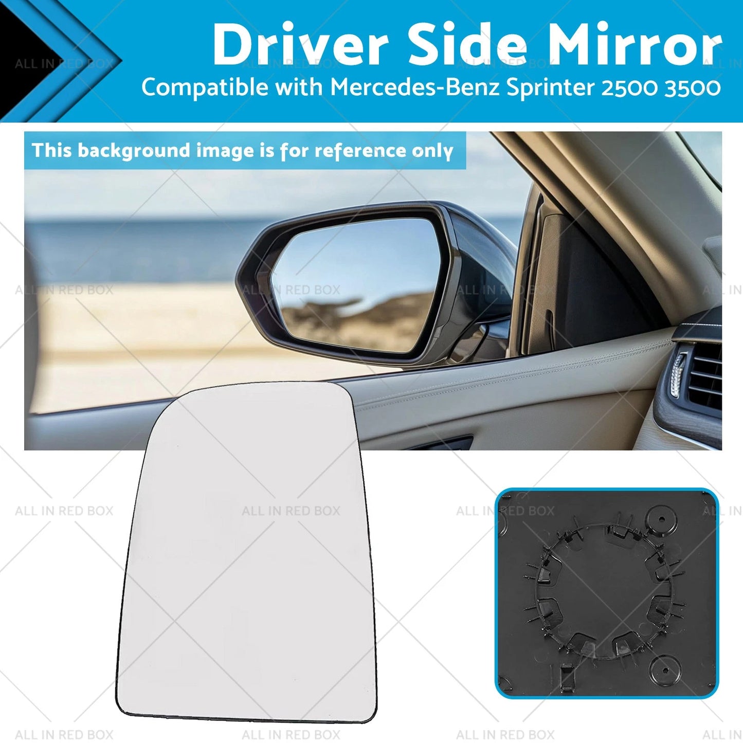 Heated Driver Side Mirror for Mercedes-Benz Volkswagen (2012-2016)