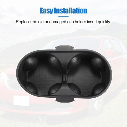 Cup Holder Replacement for Dodge Grand Caravan (2011-2020) Black