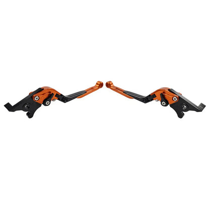 CNC Orange Extendable Brake Clutch Levers for Suzuki GSXS125 GSXR150 (2017-2019)