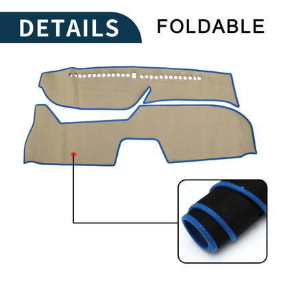 Dashboard Cover Mat for Honda FREED GB5/6/7/8 2016-2024 Protector Black Blue