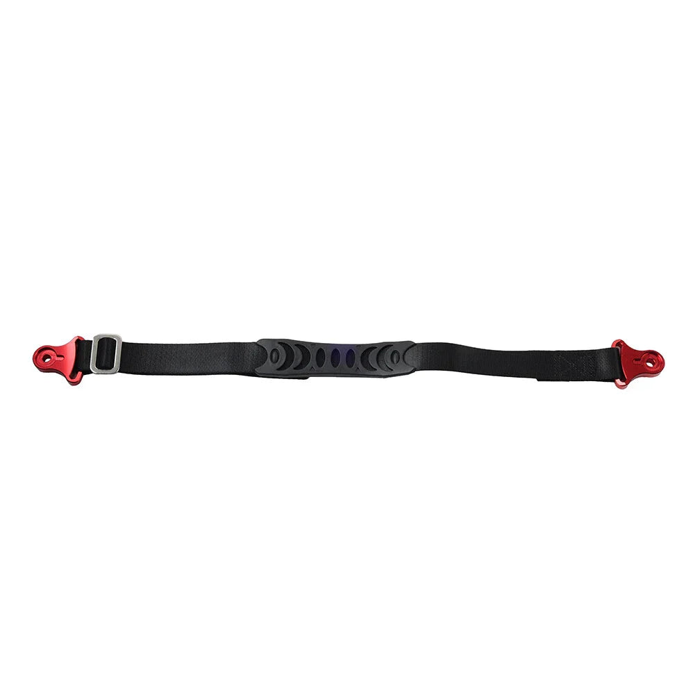 Red Universal Adjustable Motorcycle Fork Rear Seat Rescue Strap Sling