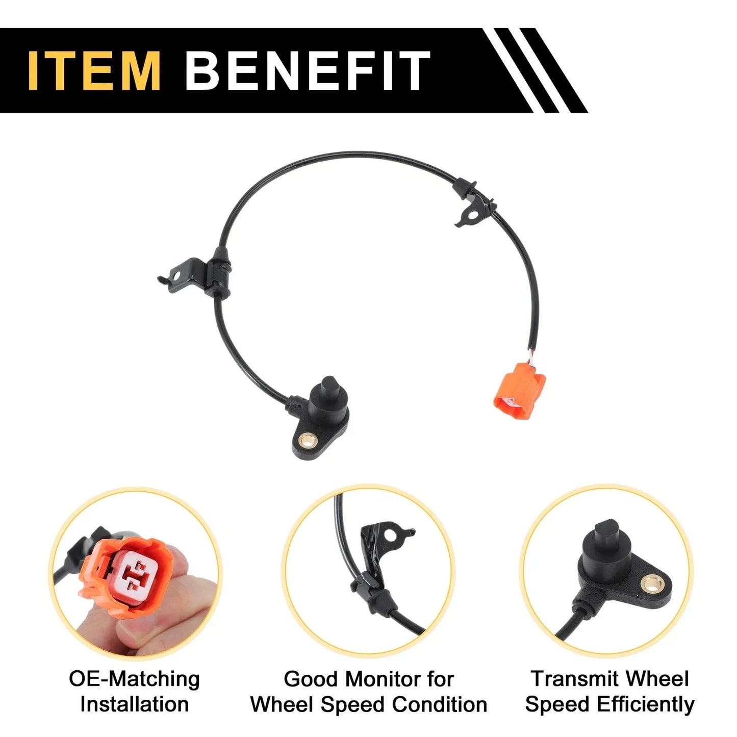 ABS Wheel Speed Sensor for Honda Accord Rear Right (2013-2017)