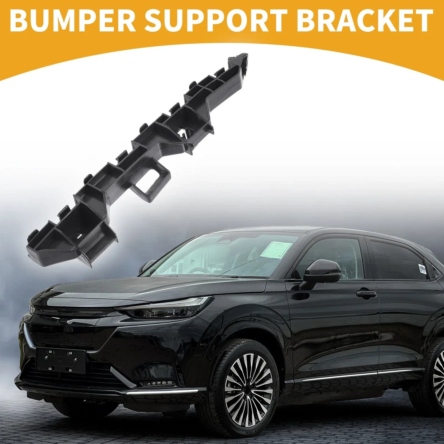 Rear Bumper Support Bracket for Honda City Sedan (2014-2016) 1 x Black