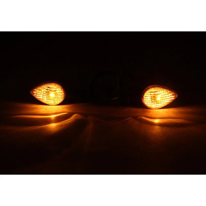 Clear Turn Signal Indicator Lights for Yamaha YZF R1 R6S R125 R25 R3 MT-03 NT-07