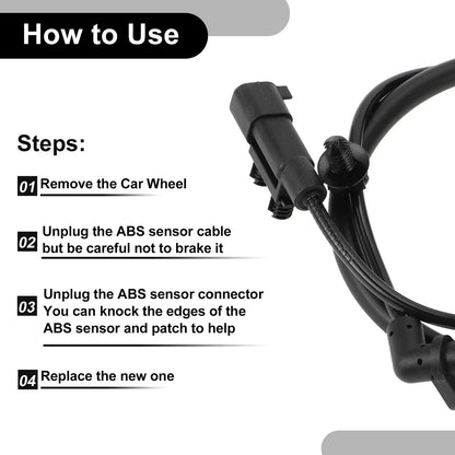 ABS Wheel Speed Sensor Kit for Dodge Journey (2014-2020) 1 x Rear Left