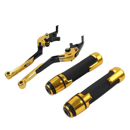 Folding Extendable Brake Clutch Levers & Handlebar Grips for Triumph Speed Triple (2011-2023)