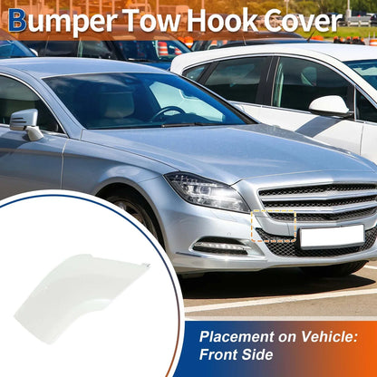Front Car Bumper Tow Hook Cover for Mercedes-Benz (2012-2018) Diamond White