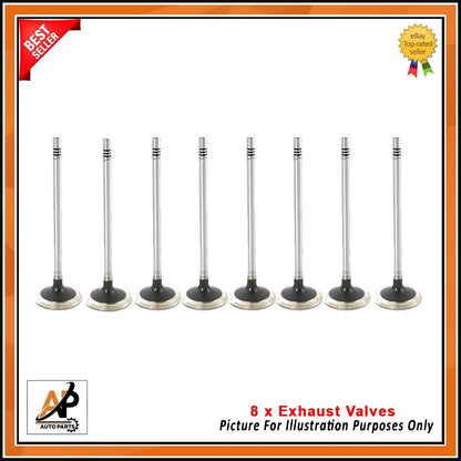 Exhaust Valves Set of 8 for Citroën 3.0 HDi Diesel Engine (2000–2011)